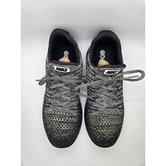 Nike LunarEpic Flyknit 2 Oreo Shoes Women's 7 Black Running Athletic Sneakers - Picture 3 of 7